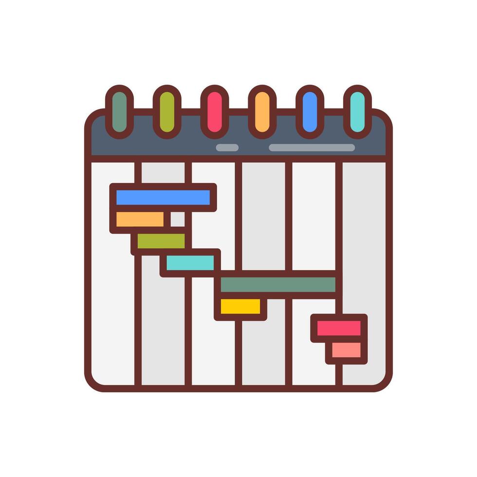 Project Plan  icon in vector. Logotype vector