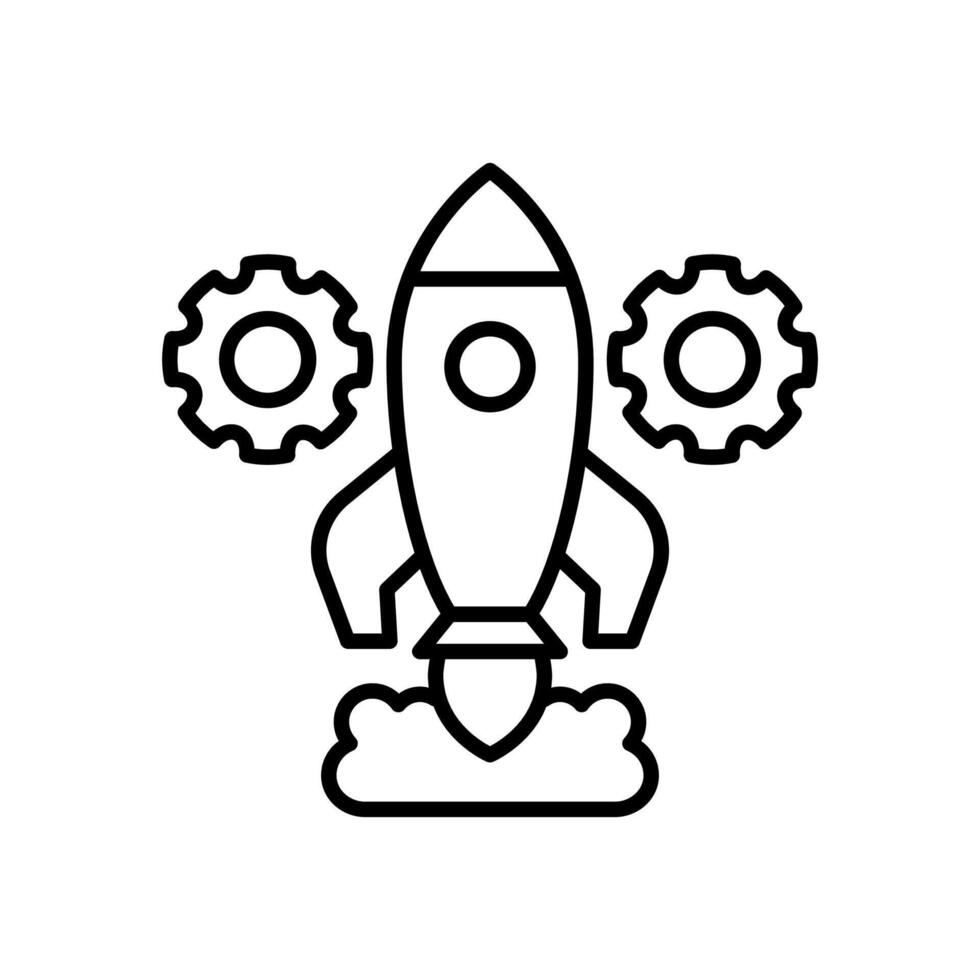 Launch Optimization icon in vector. Logotype vector