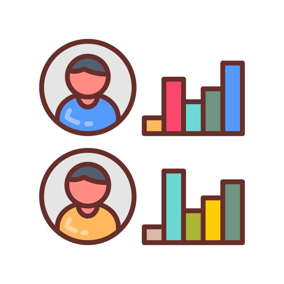 Employee Characteristics icon in vector. Logotype vector