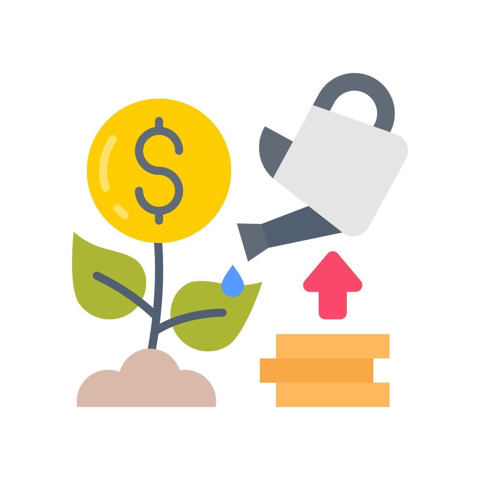 Investment icon in vector. Logotype vector
