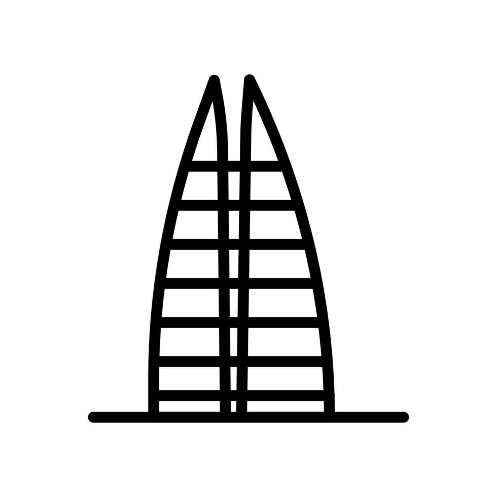 The Shard  icon in vector. Logotype vector