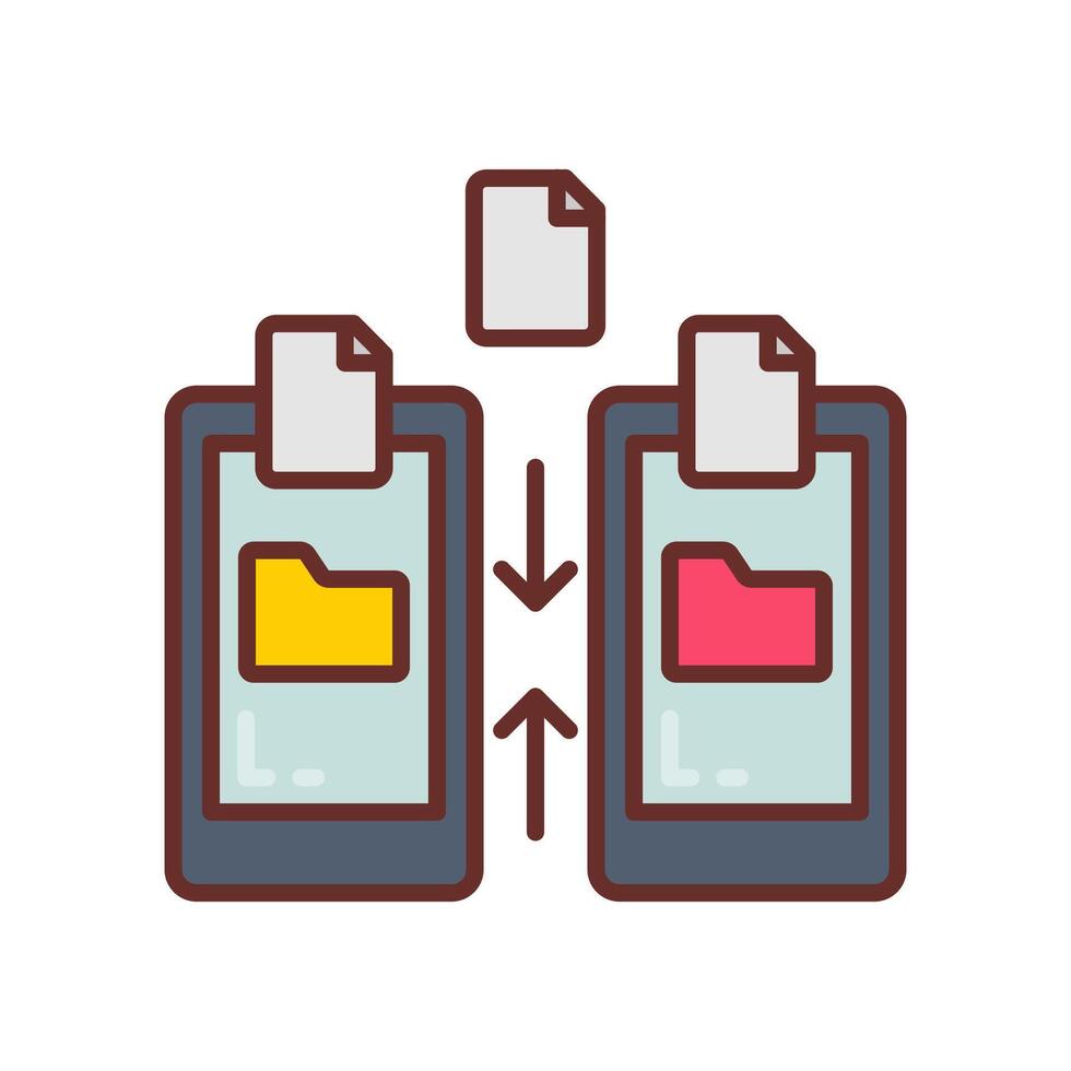 Copy Data  icon in vector. Logotype vector