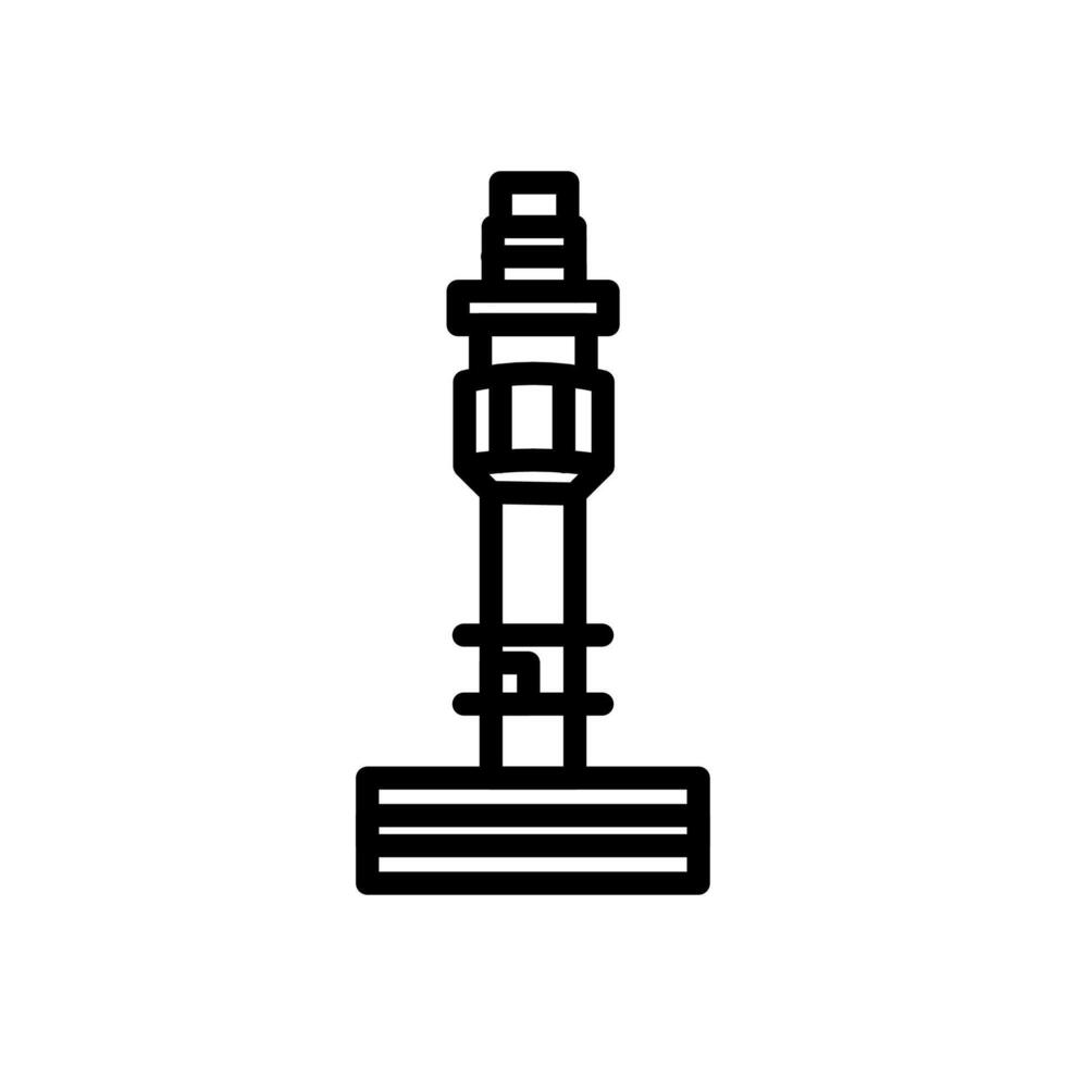 Namsan torre icono en vector. logotipo vector