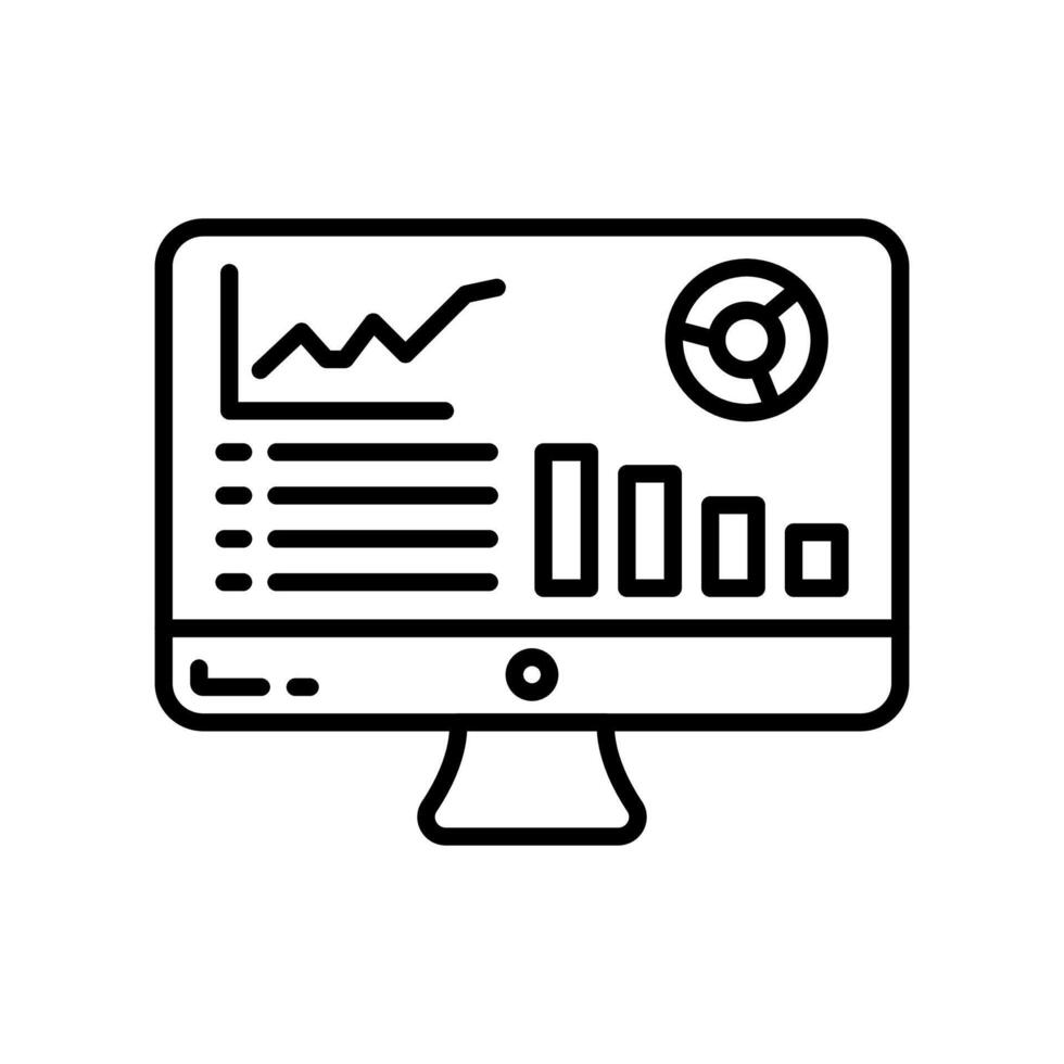 Web Analytics  icon in vector. Logotype vector
