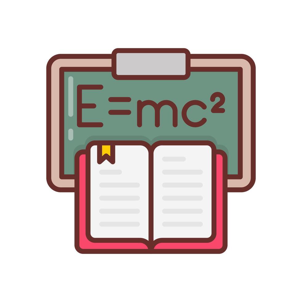 Theoretical Physics  icon in vector. Logotype vector