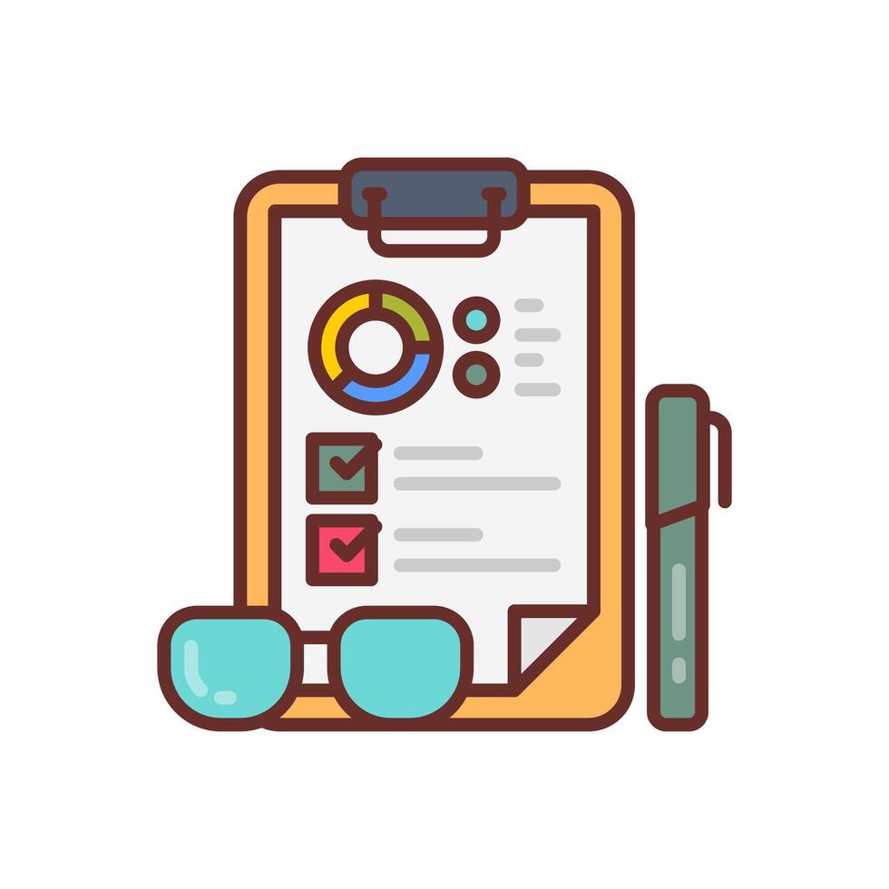 Project Documentation icon in vector. Logotype vector