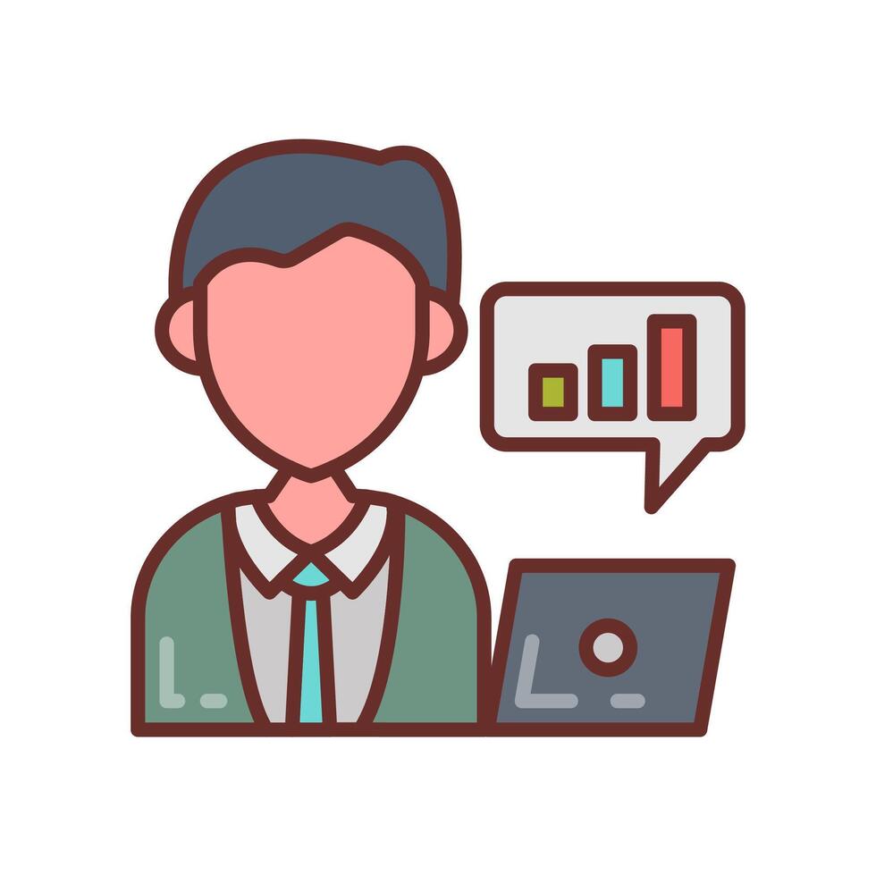 Data Strategy Consultant  icon in vector. Logotype vector