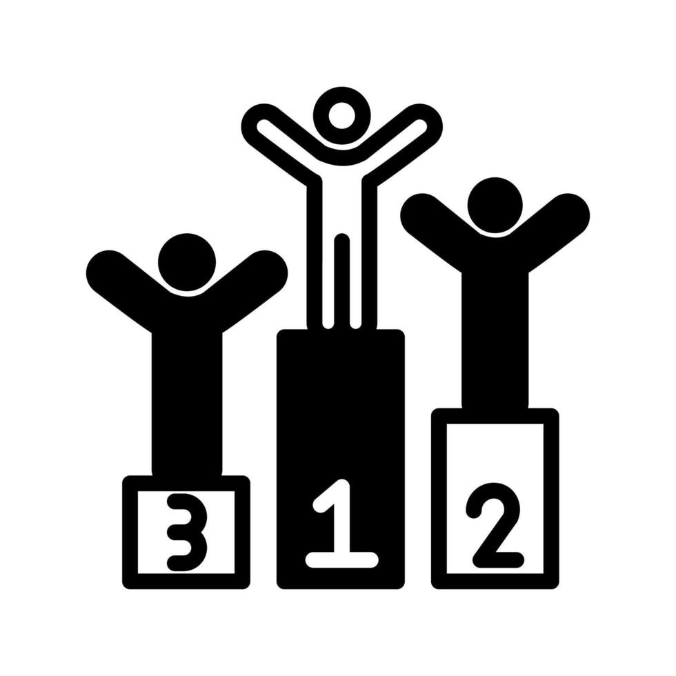 Winner  icon in vector. Logotype vector