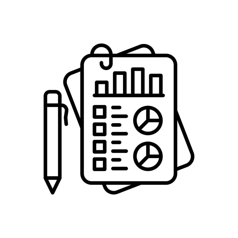 Project Analysis  icon in vector. Logotype vector