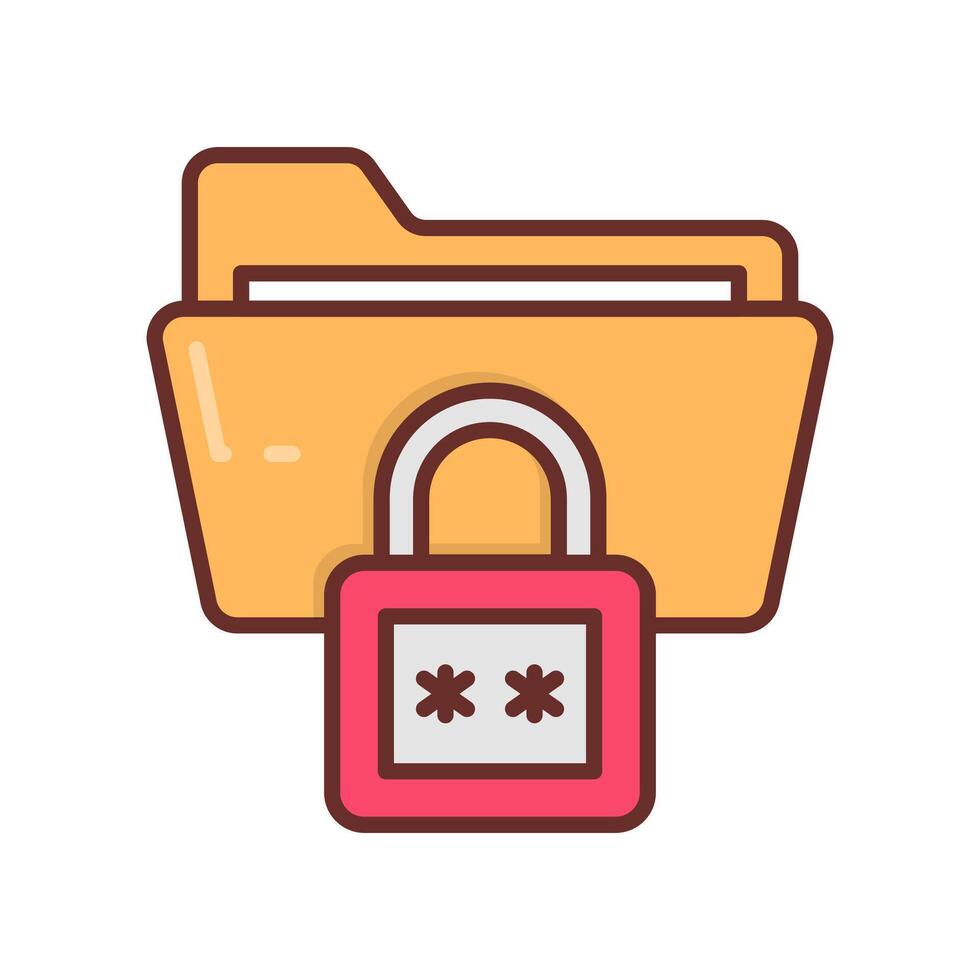 Data Encryption  icon in vector. Logotype vector