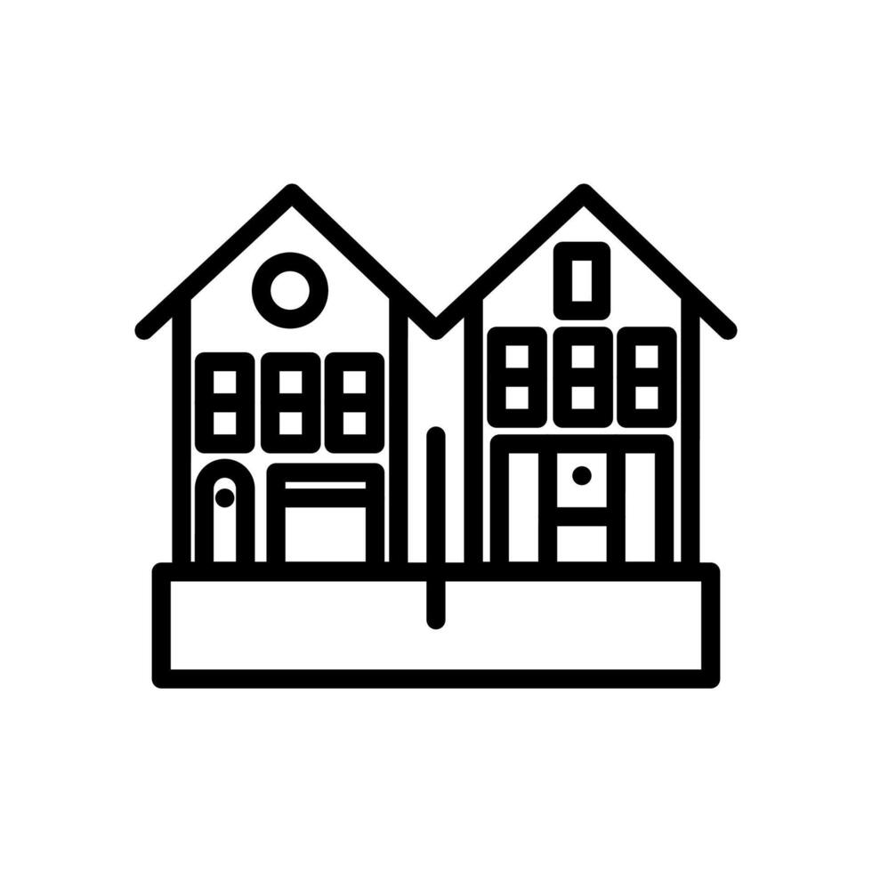 Bryggen  icon in vector. Logotype vector