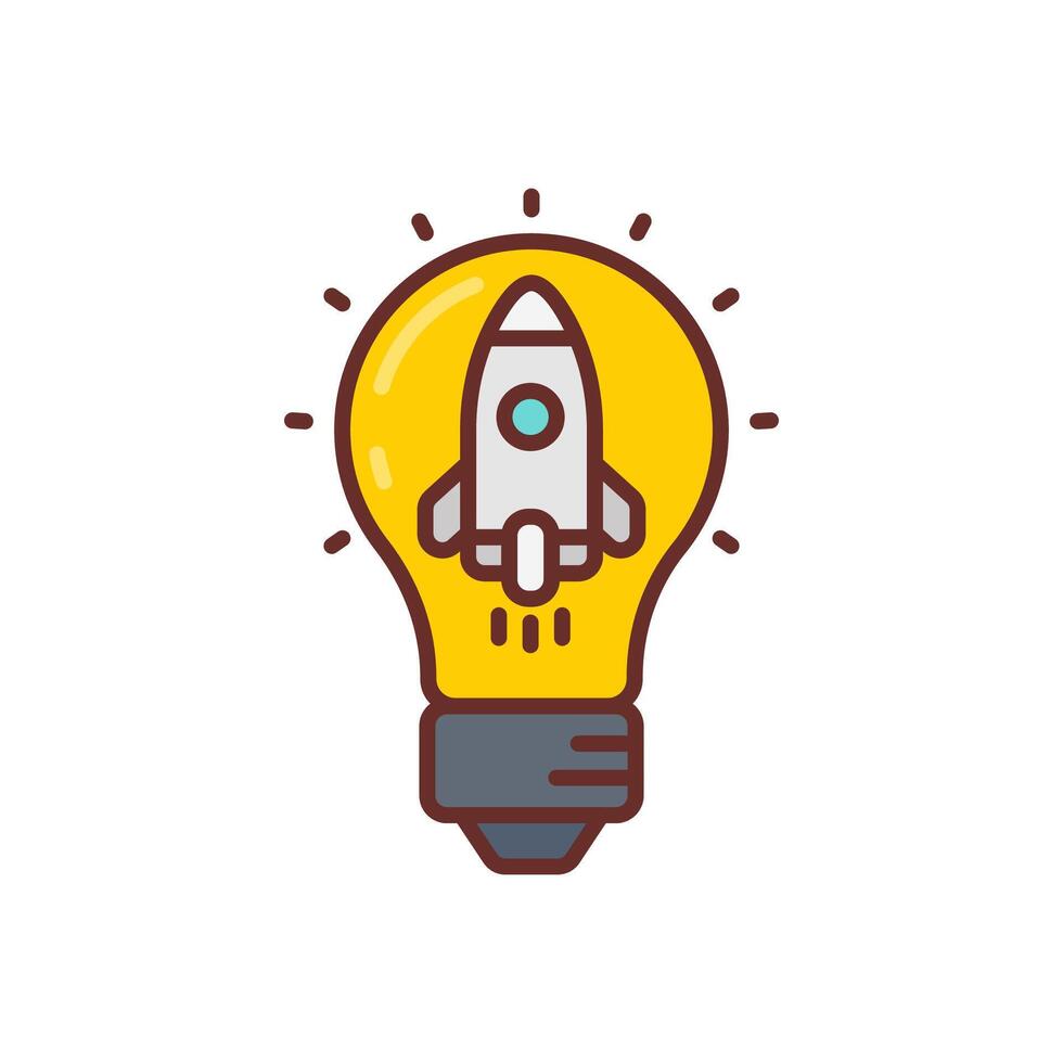 Idea icon in vector. Logotype vector