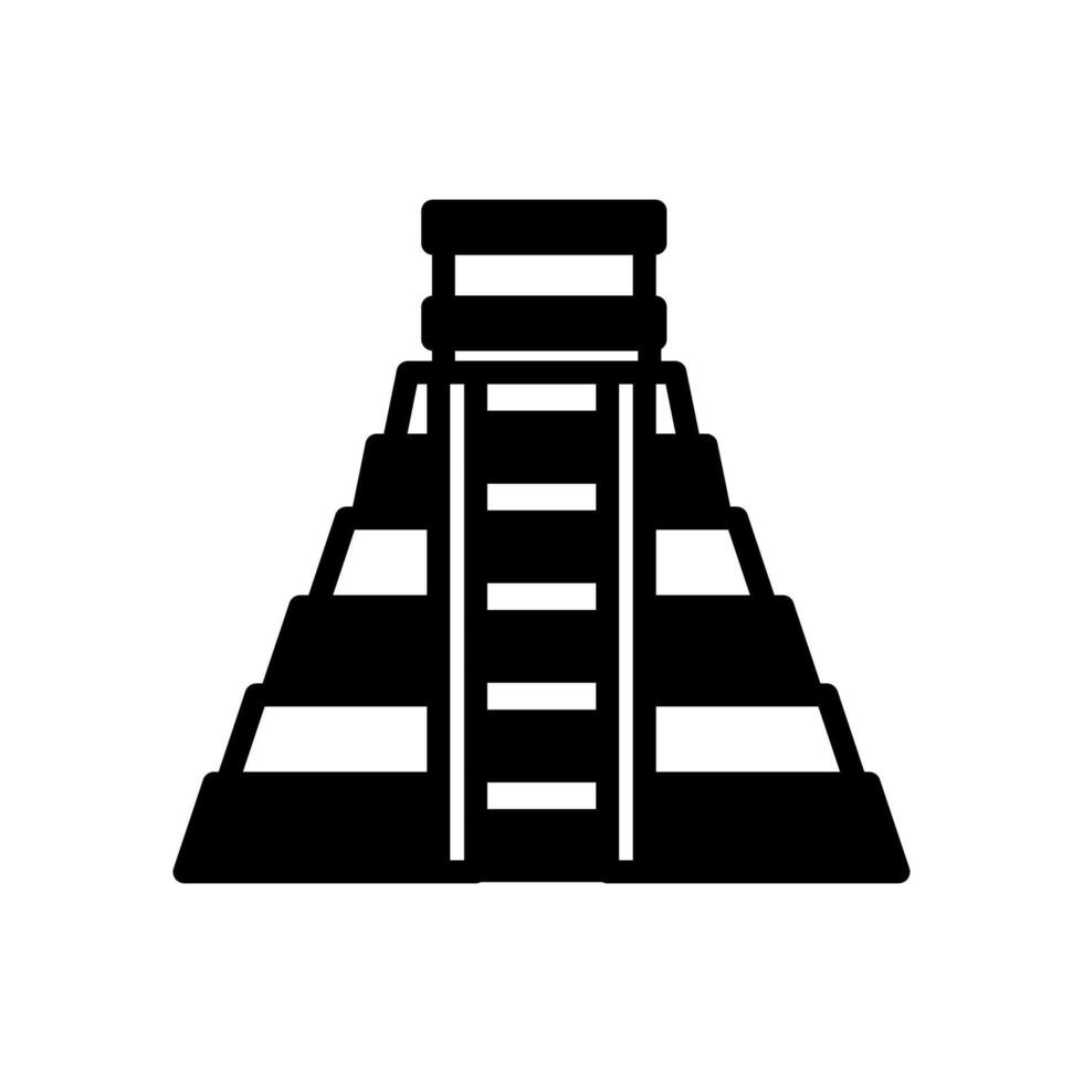 Chichen Itza  icon in vector. Logotype vector