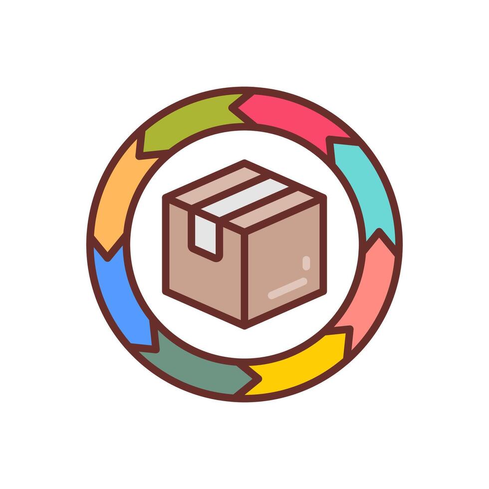 Continuous Delivery icon in vector. Logotype vector