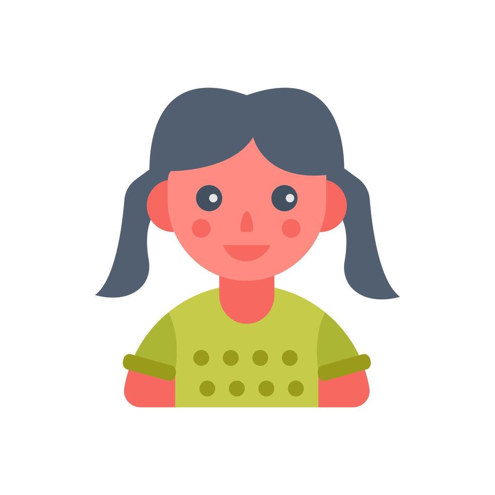 Happy Kid icon in vector. Logotype vector