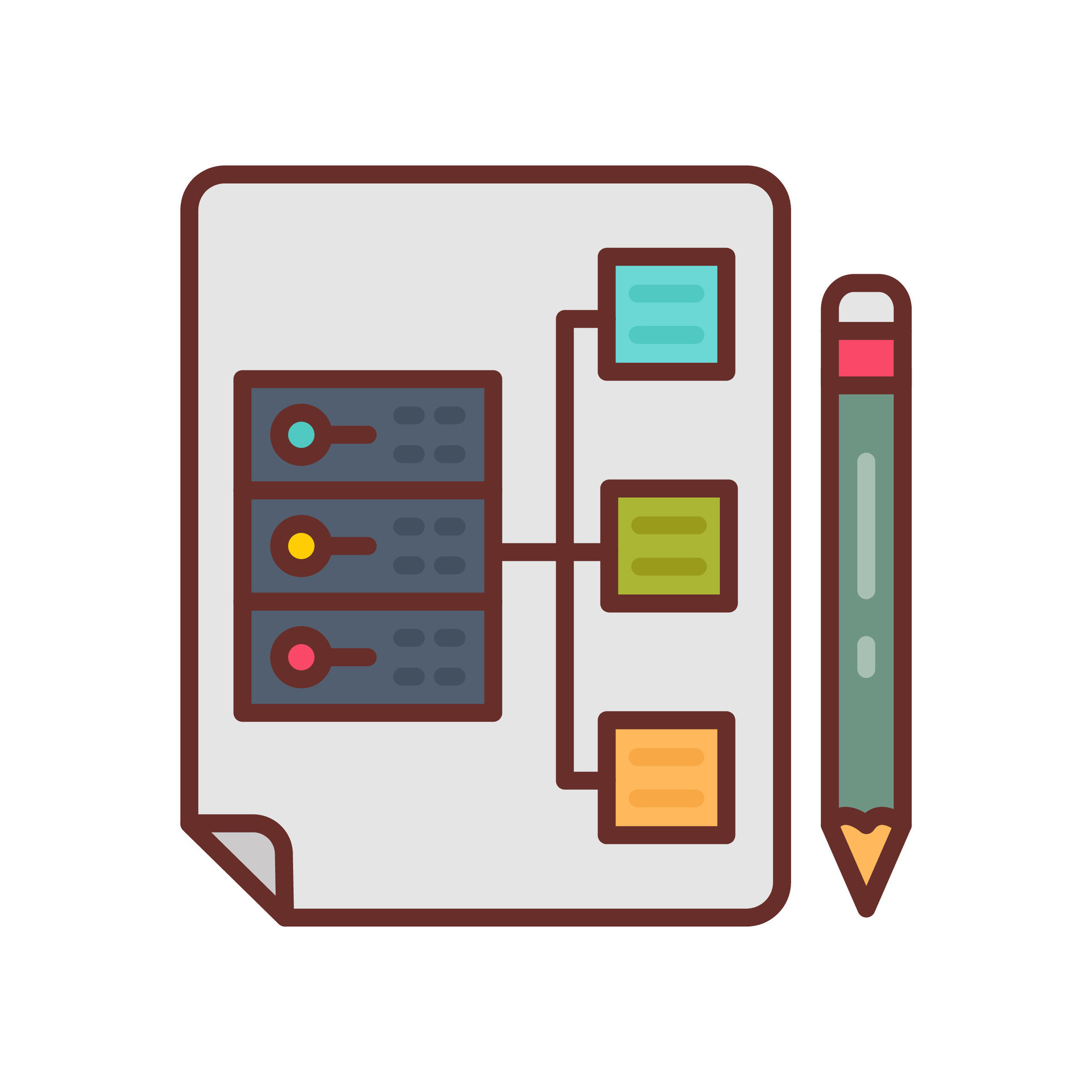 Data Architecture icon in vector. Logotype 40815548 Vector Art at Vecteezy