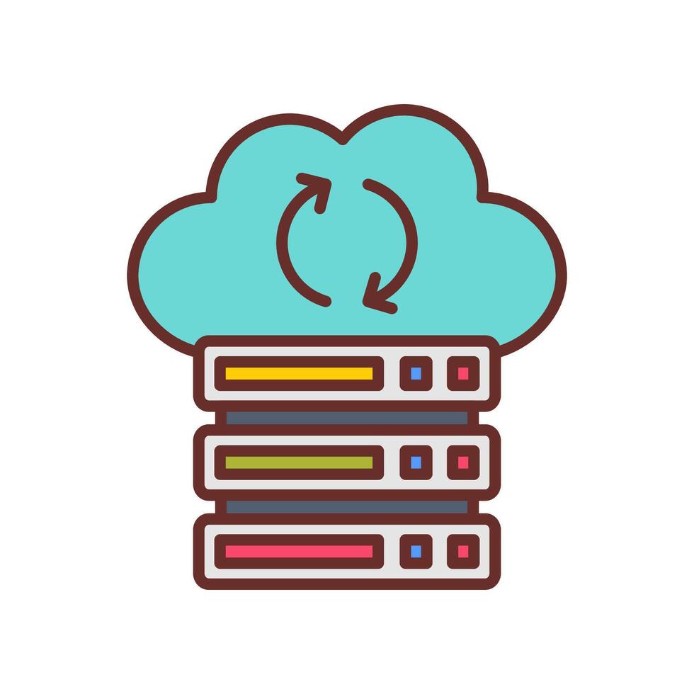 Data Recovery  icon in vector. Logotype vector