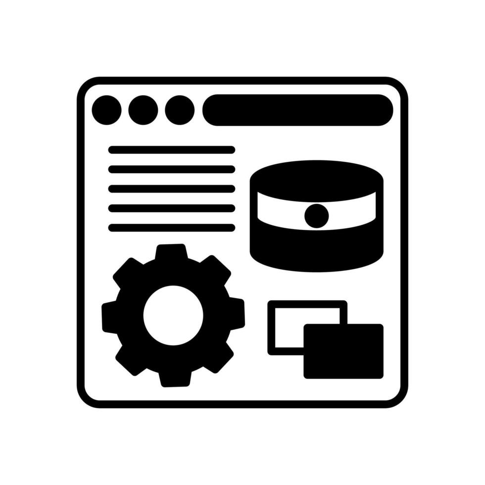 Application Connection  icon in vector. Logotype vector