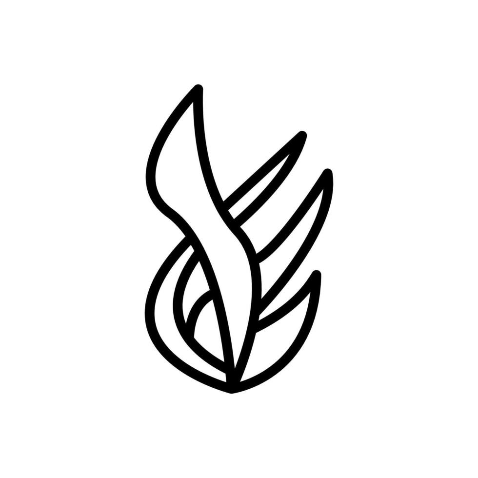 Spirulina icon in vector. Logotype vector