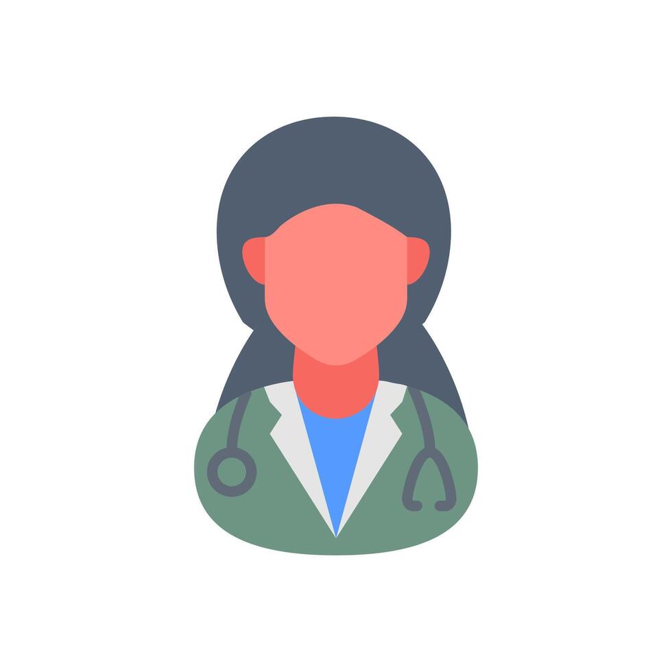 Pediatrician icon in vector. Logotype vector