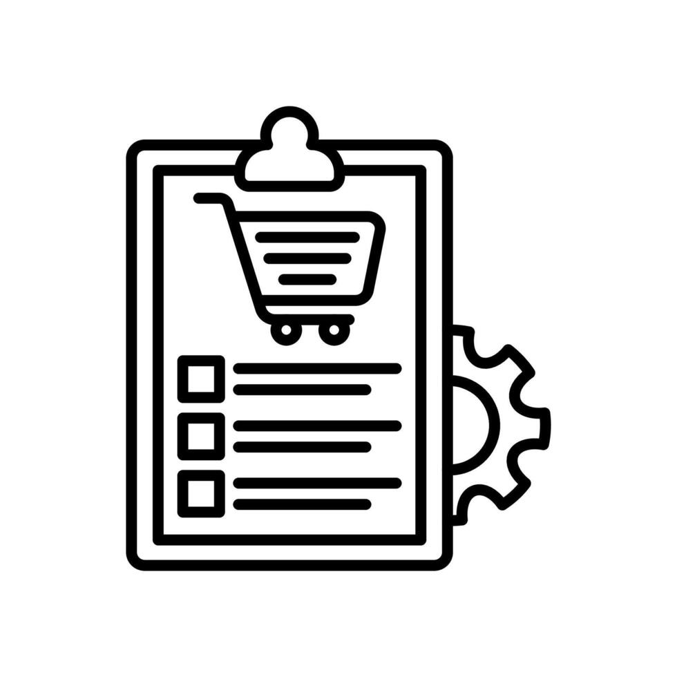 Order Processing  icon in vector. Logotype vector
