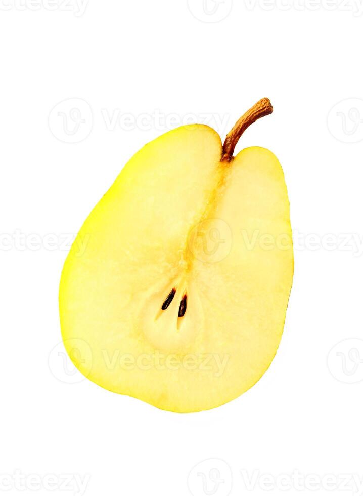 Pear isolated on white background photo