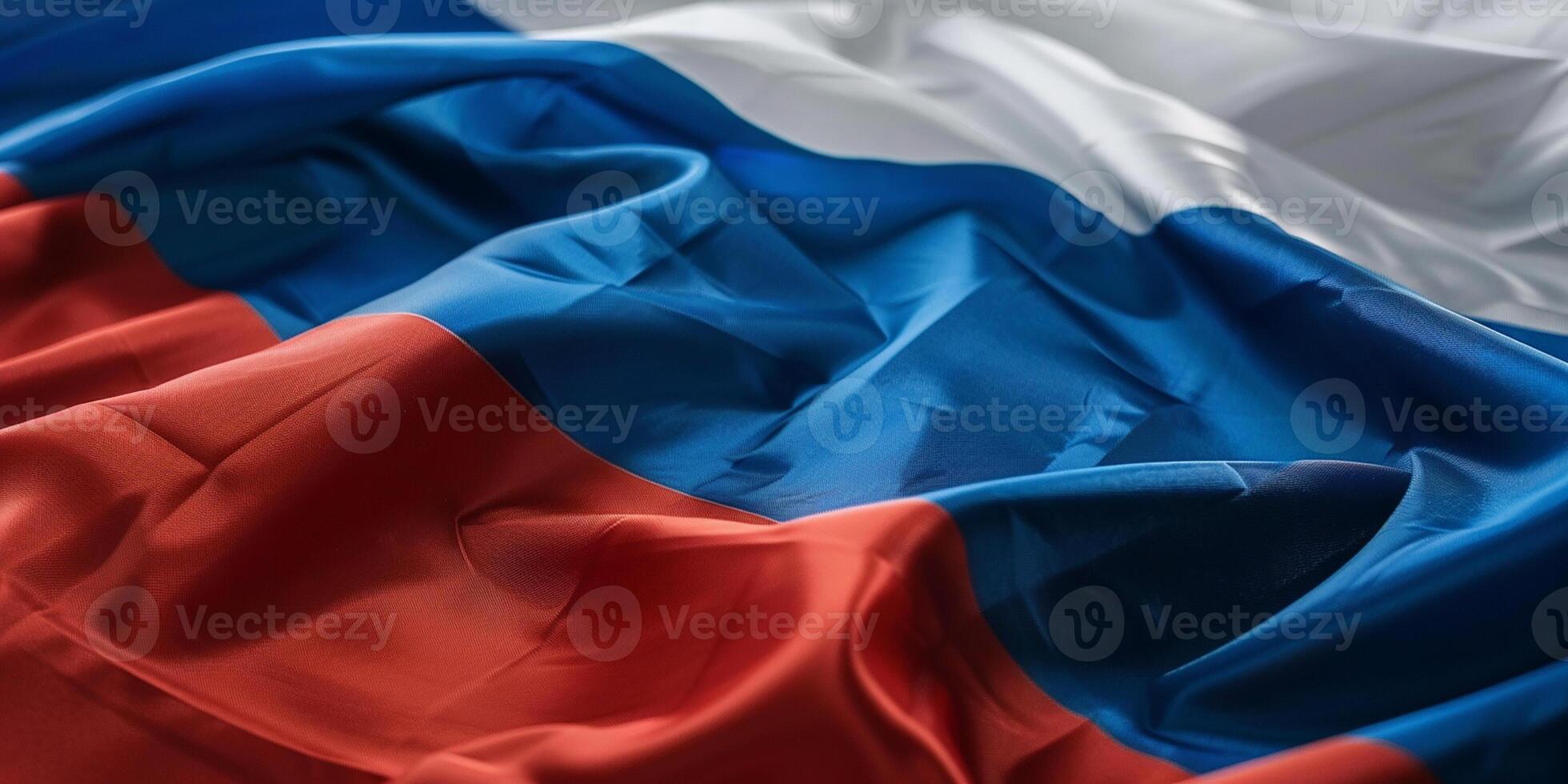 AI generated Flag of the Russian Federation photo