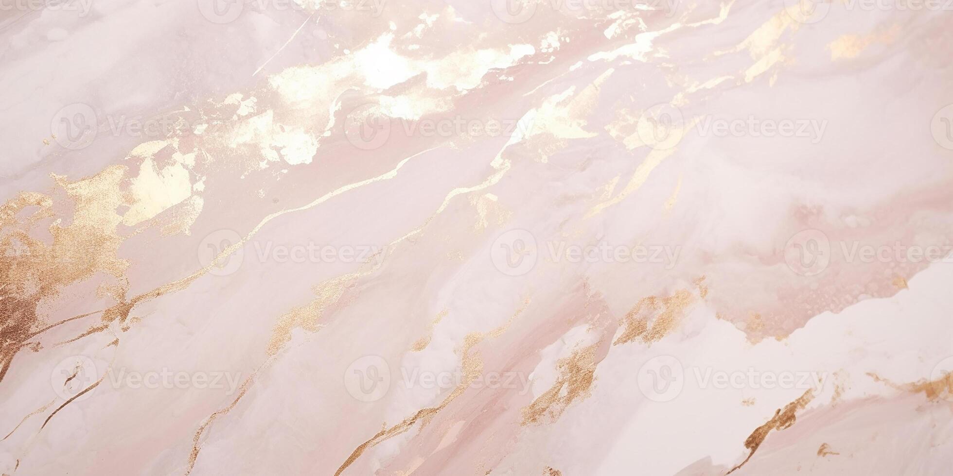 AI generated Abstract background. Watercolor pink and gold stains, alcohol ink texture. Pink marble texture photo