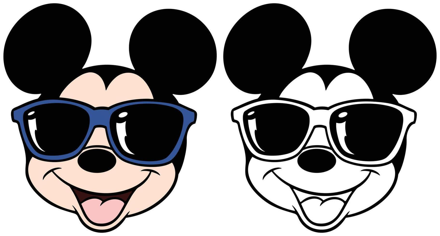 mickey ratón y amigos, mickey verano vector