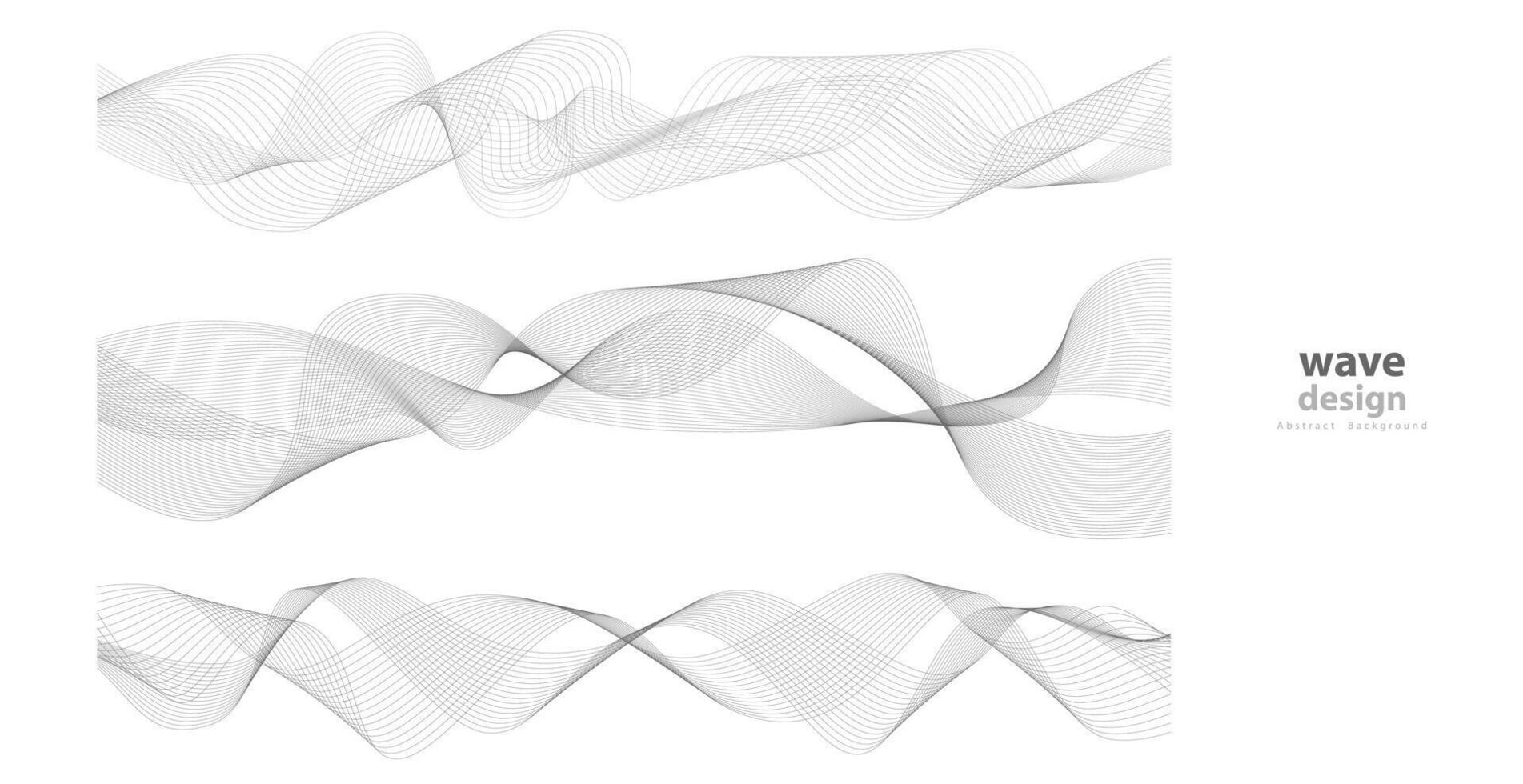 Abstract wavy stripes on a white background isolated. Wave line art, Curved smooth design. Vector illustration EPS 10.