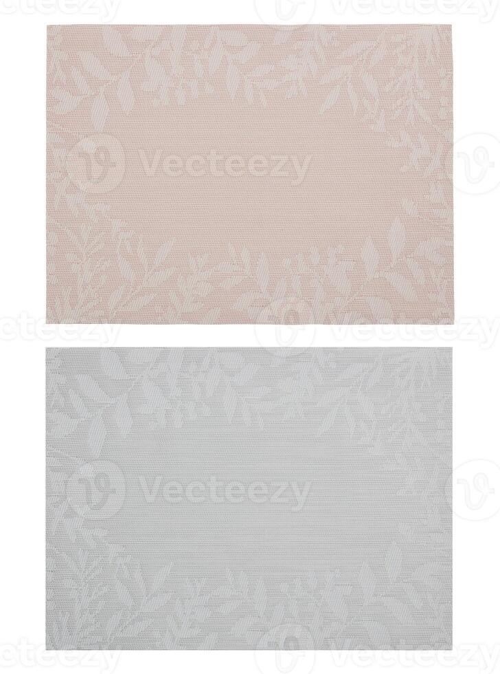 Cloth pile set cut out isolated white background with clipping path photo