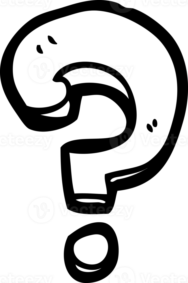 cartoon question mark icon png