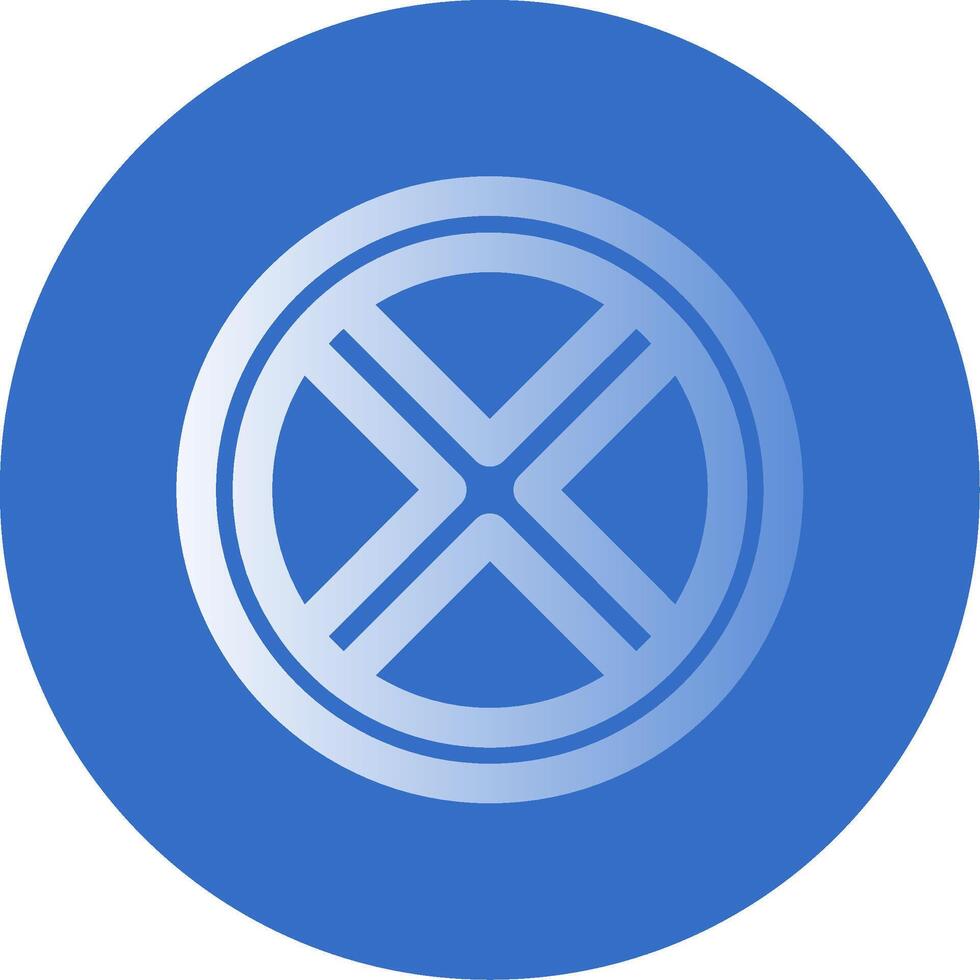 Block 2 Gradient Line Circle Icon vector