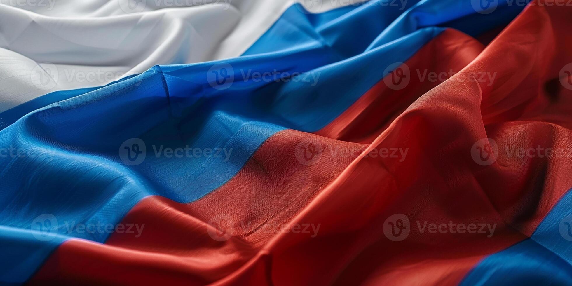 AI generated Flag of the Russian Federation photo