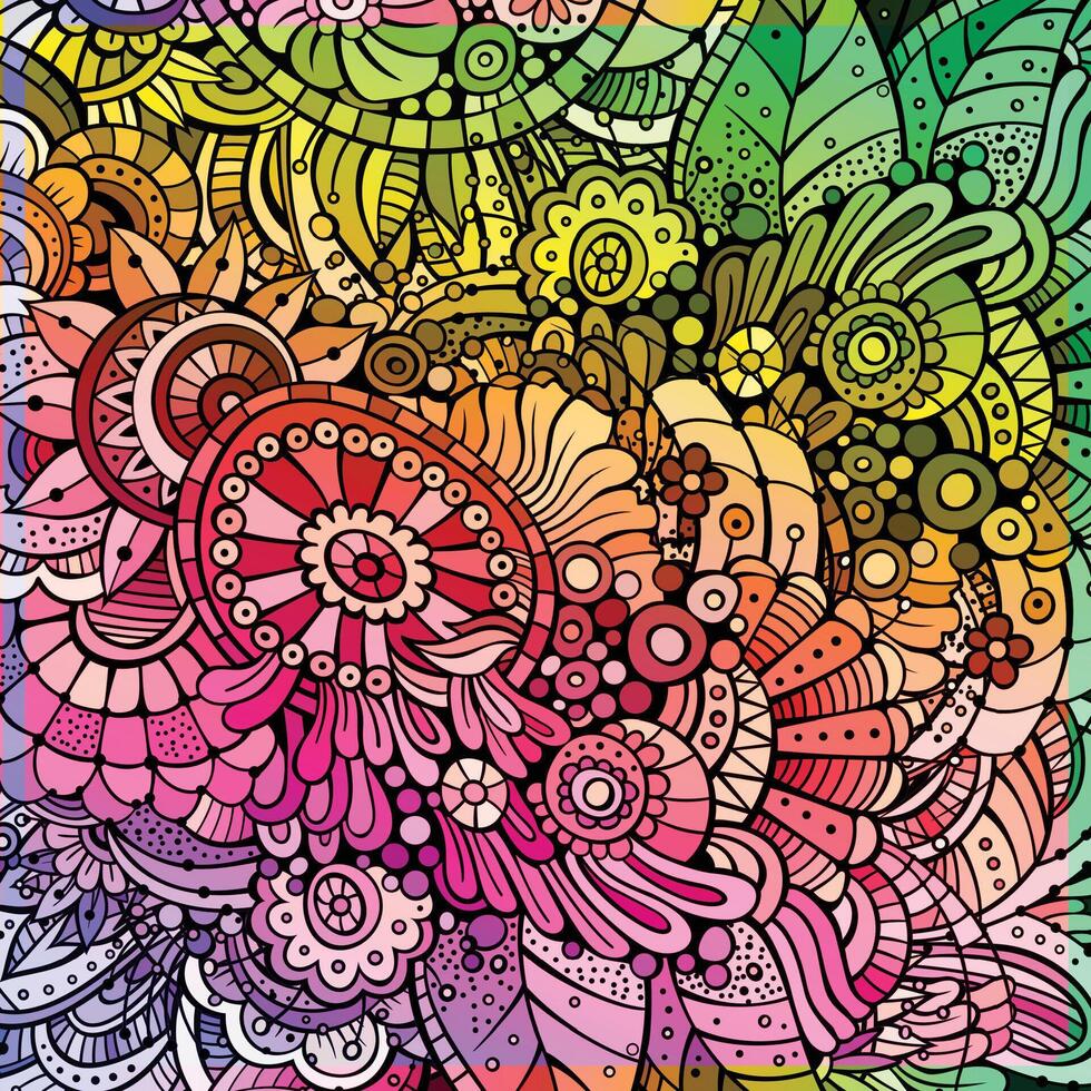 Abstract multicolor floral background 40834895 Vector Art at Vecteezy