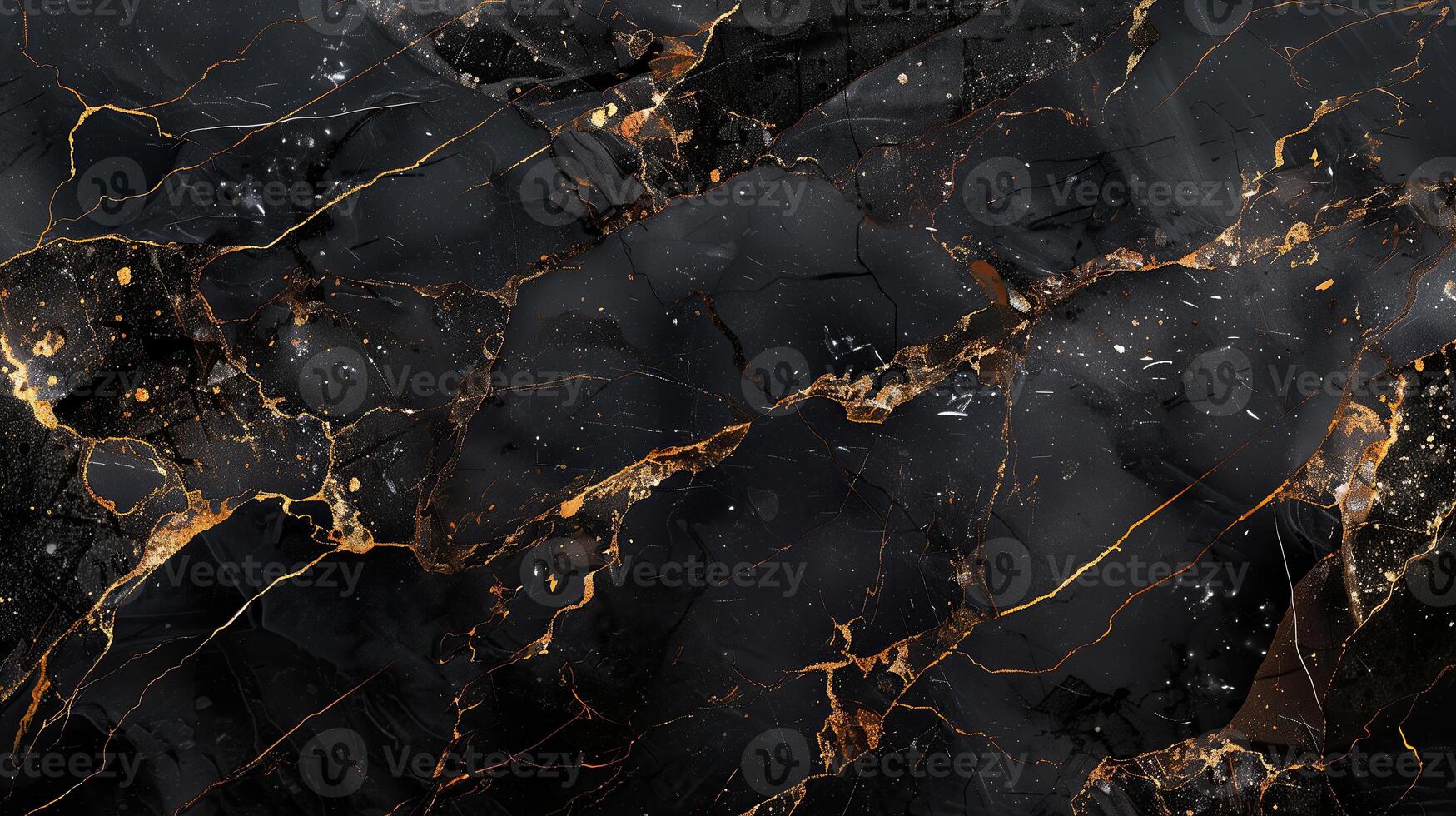 AI generated Black gold marble texture background pattern with high resolution. High resolution photo. Luxury background for design. photo