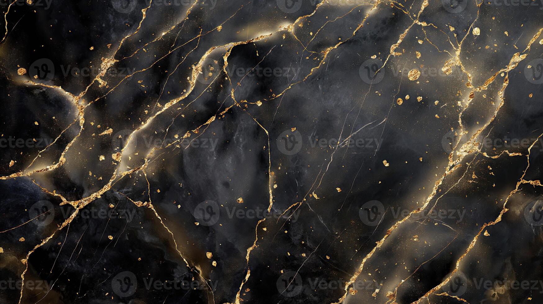 AI generated Black gold marble texture background pattern with high resolution. High resolution photo. Luxury background for design. photo