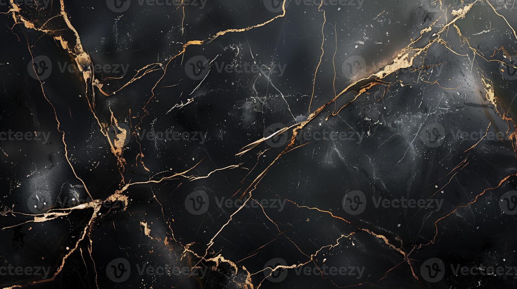 AI generated Black gold marble texture background pattern with high resolution. High resolution photo. Luxury background for design. photo