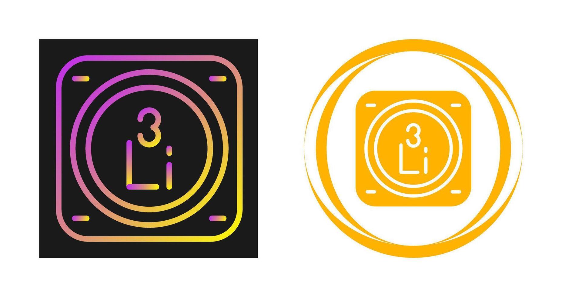 Lithium Vector Icon