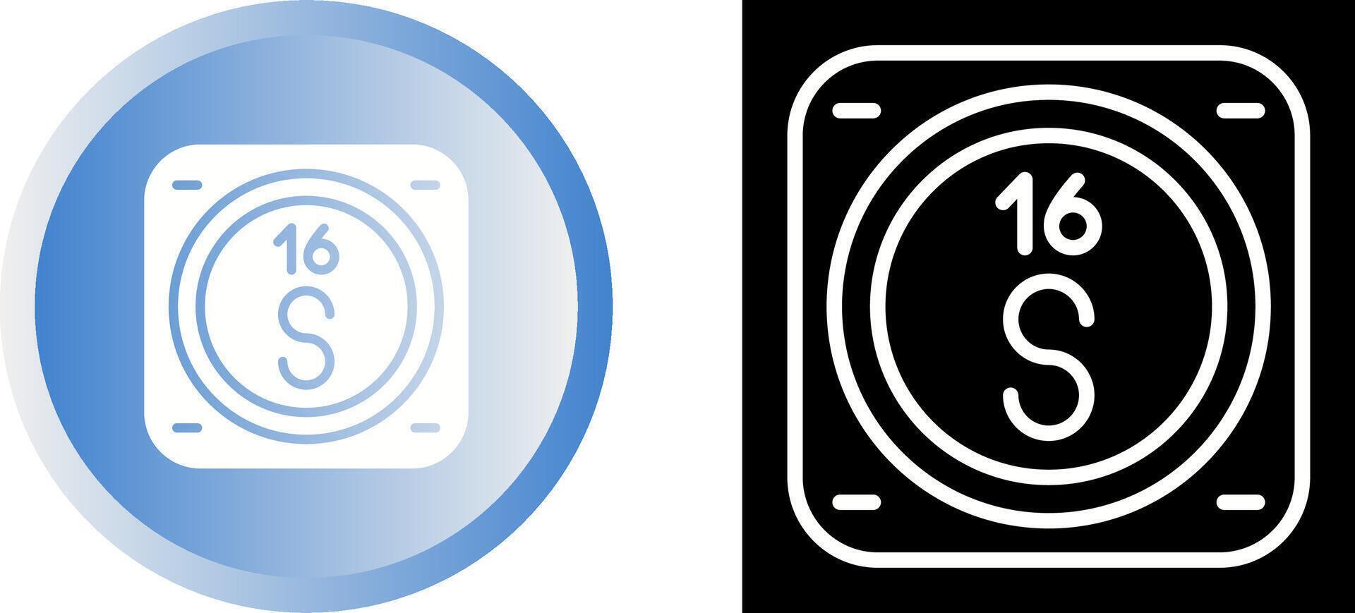 Chemical Element Vector Icon