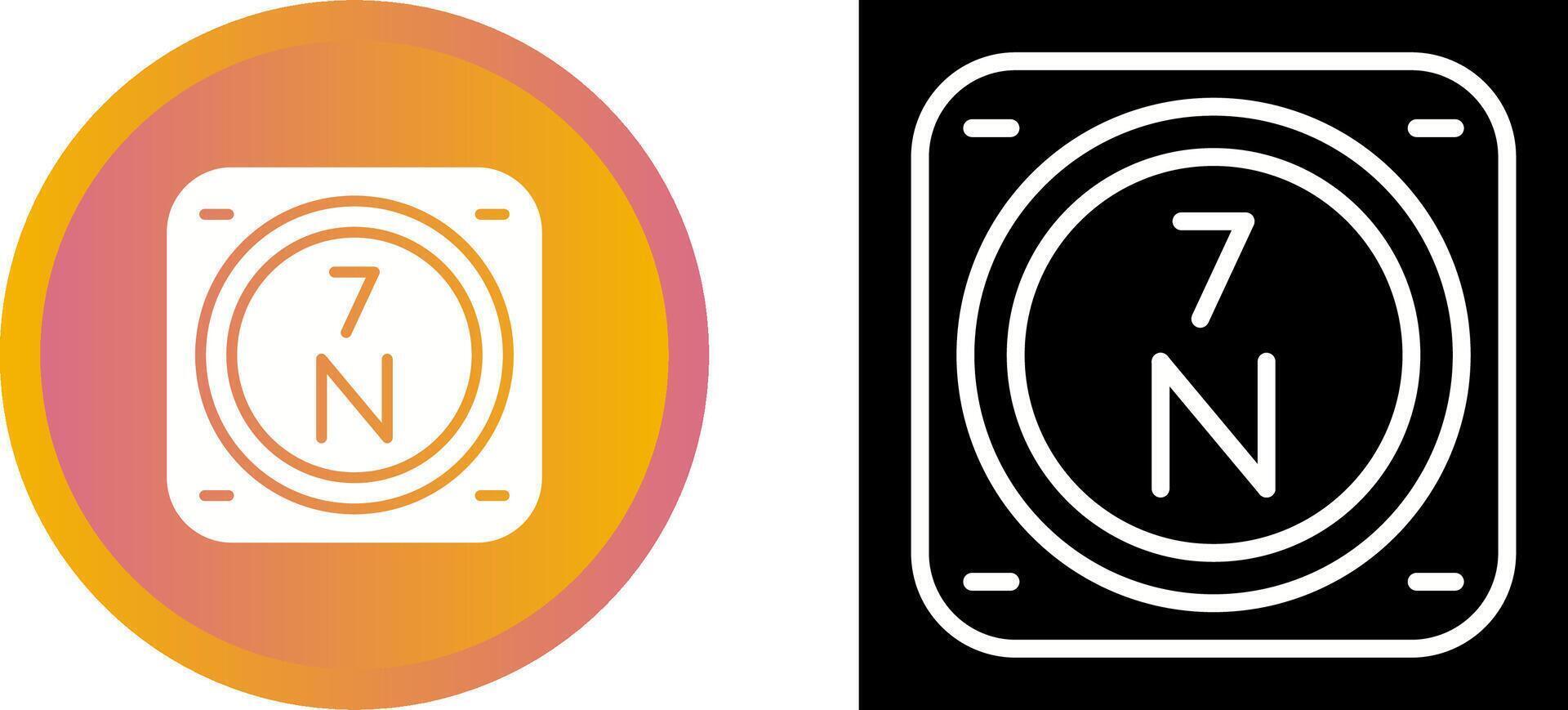 Nitrogen Vector Icon