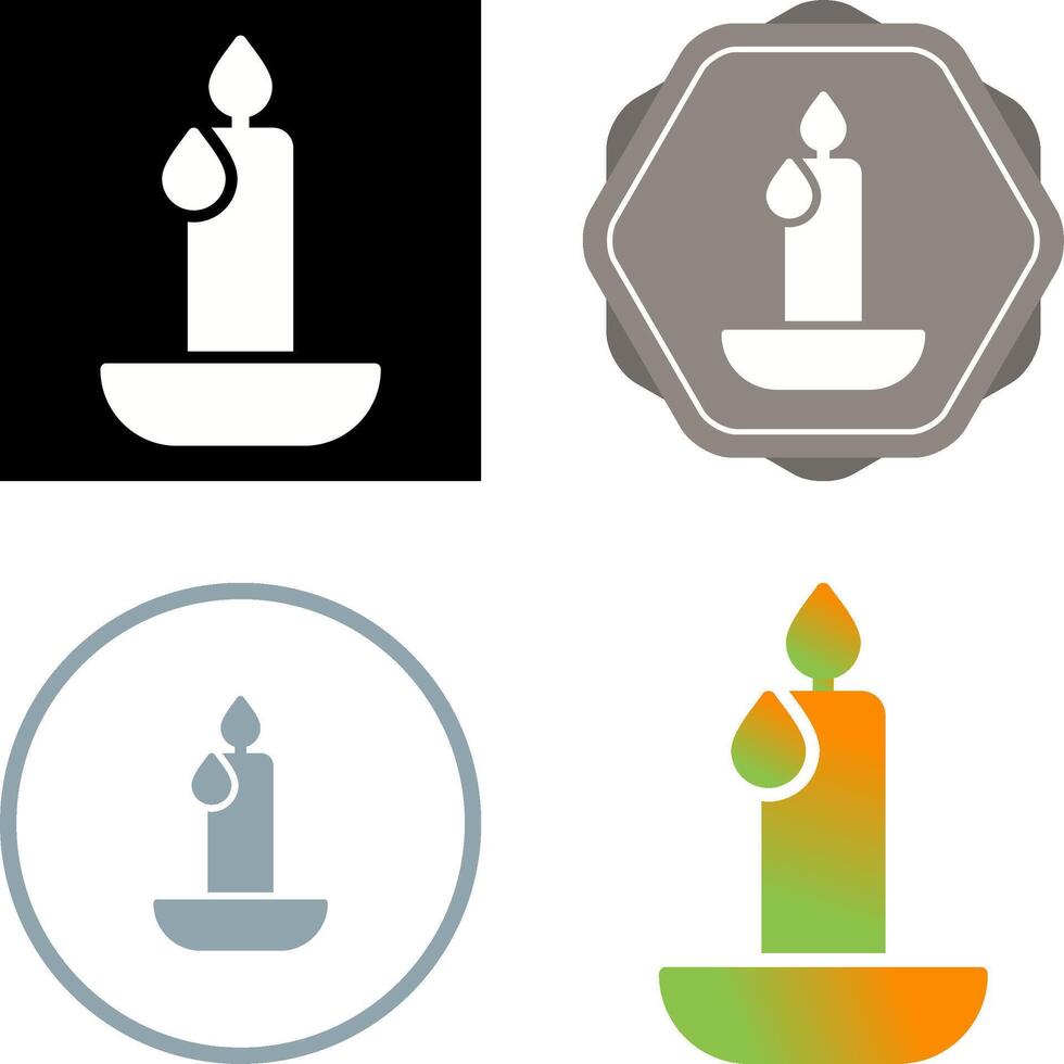 Emergency candle Vector Icon