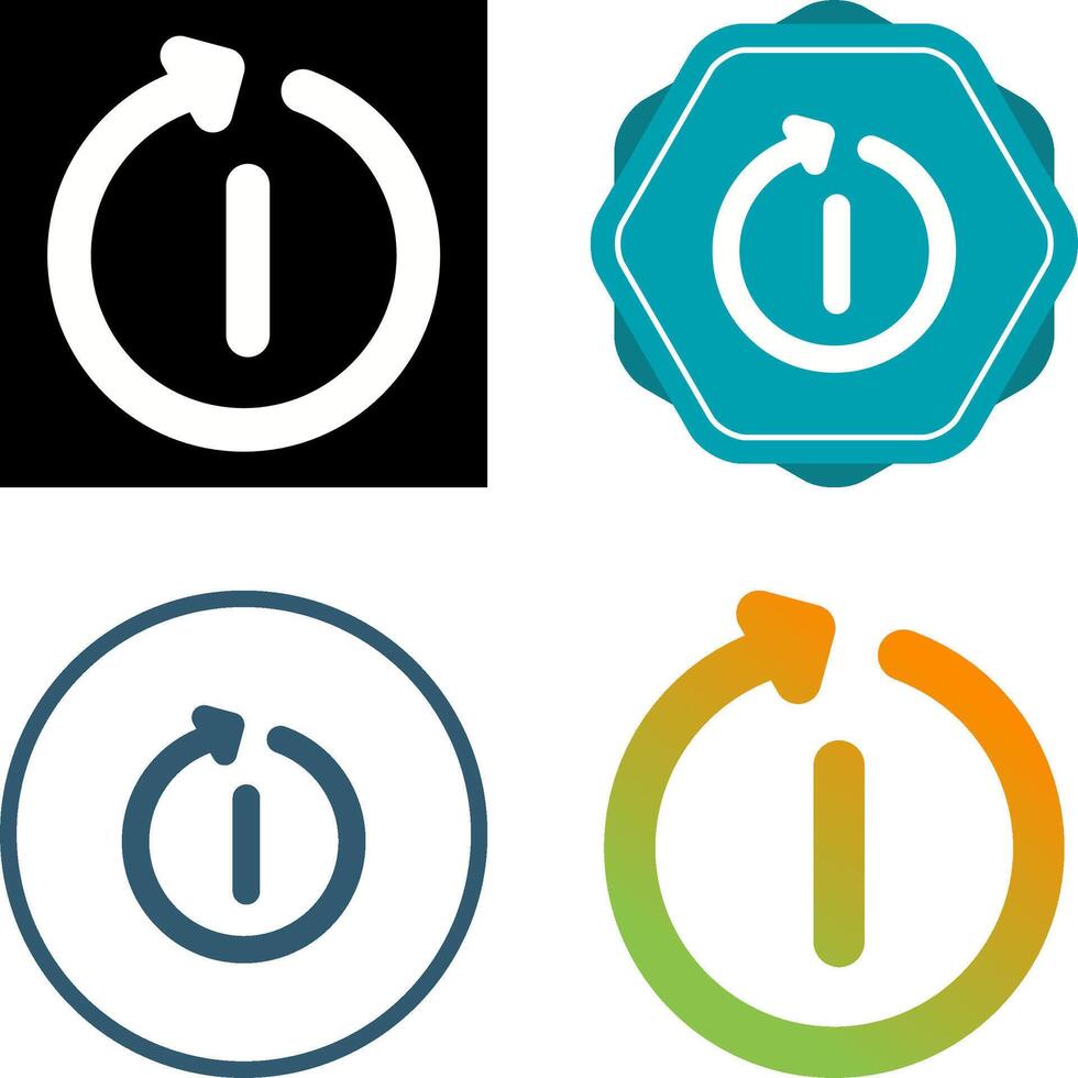 Restart Vector Icon
