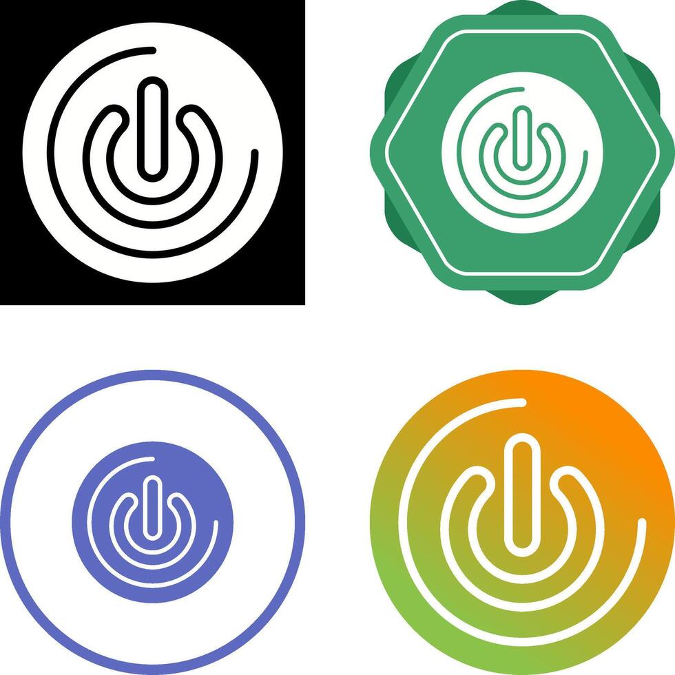 Power Button Vector Icon