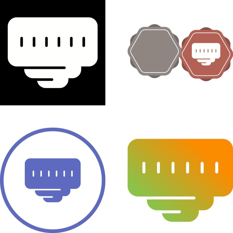 Ethernet Port Vector Icon