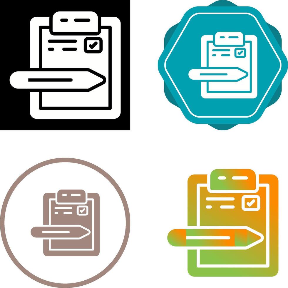 Pen And Paper Vector Icon