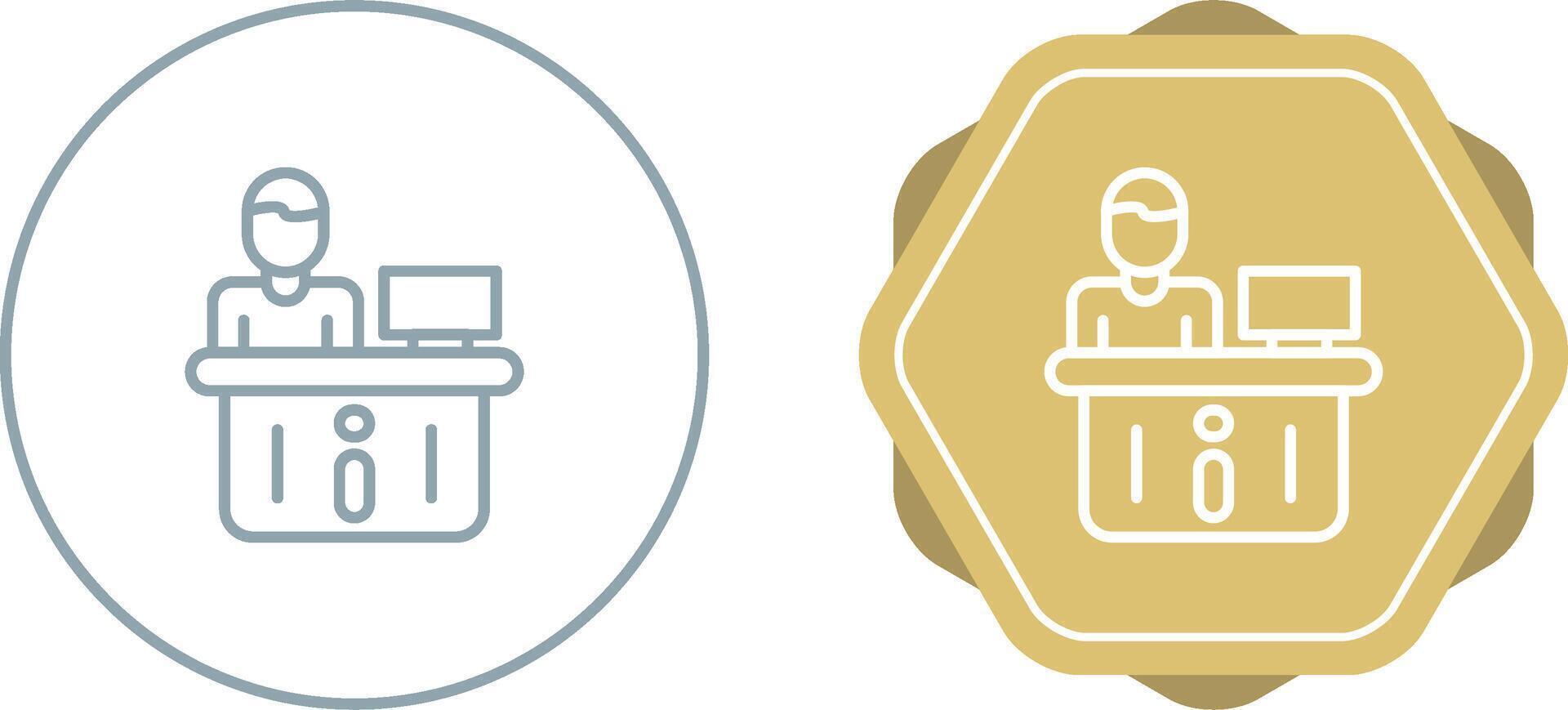 Reception Vector Icon
