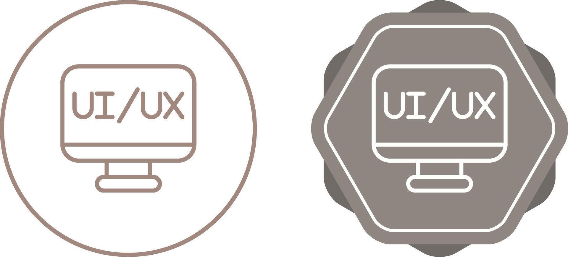 ux ui vector icono