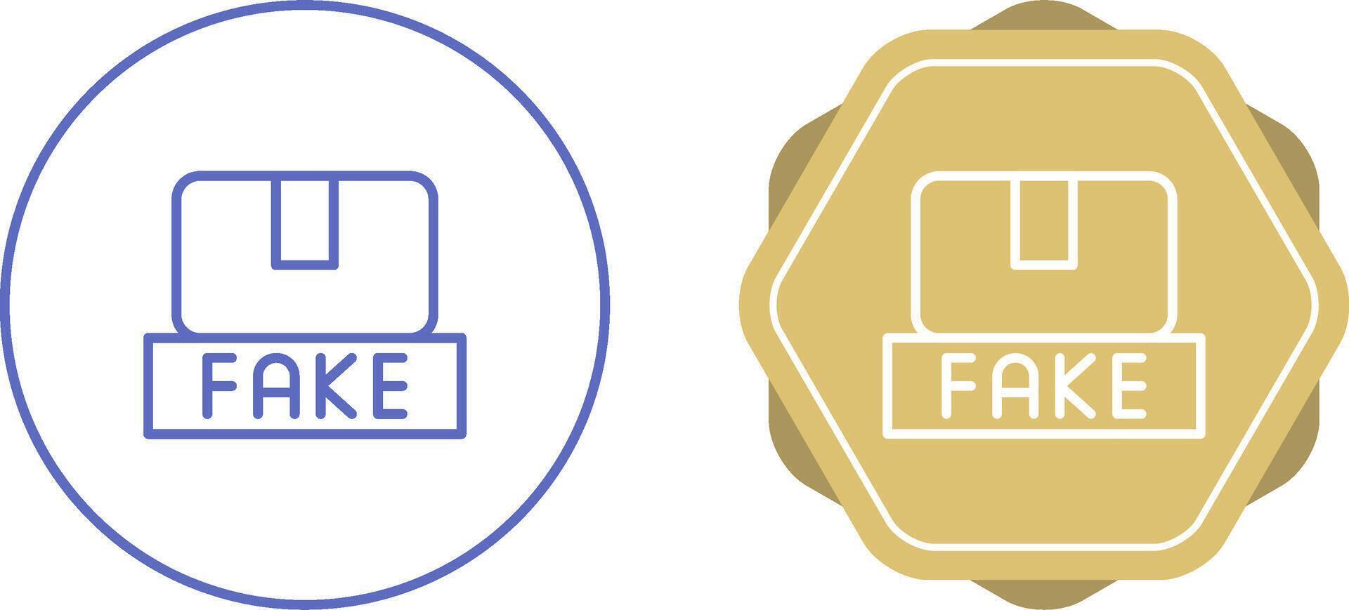 Counterfeit Products Vector Icon