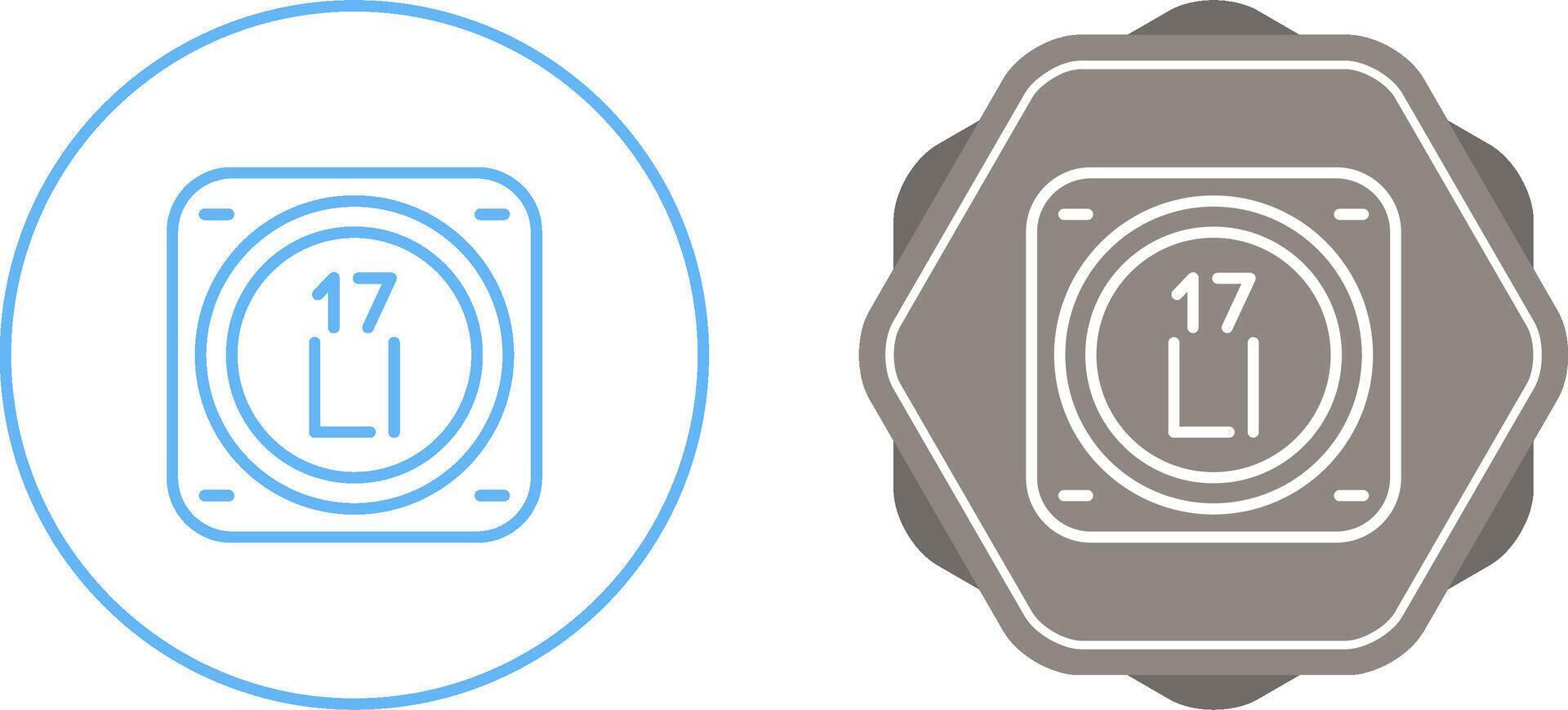 Chlorine Vector Icon